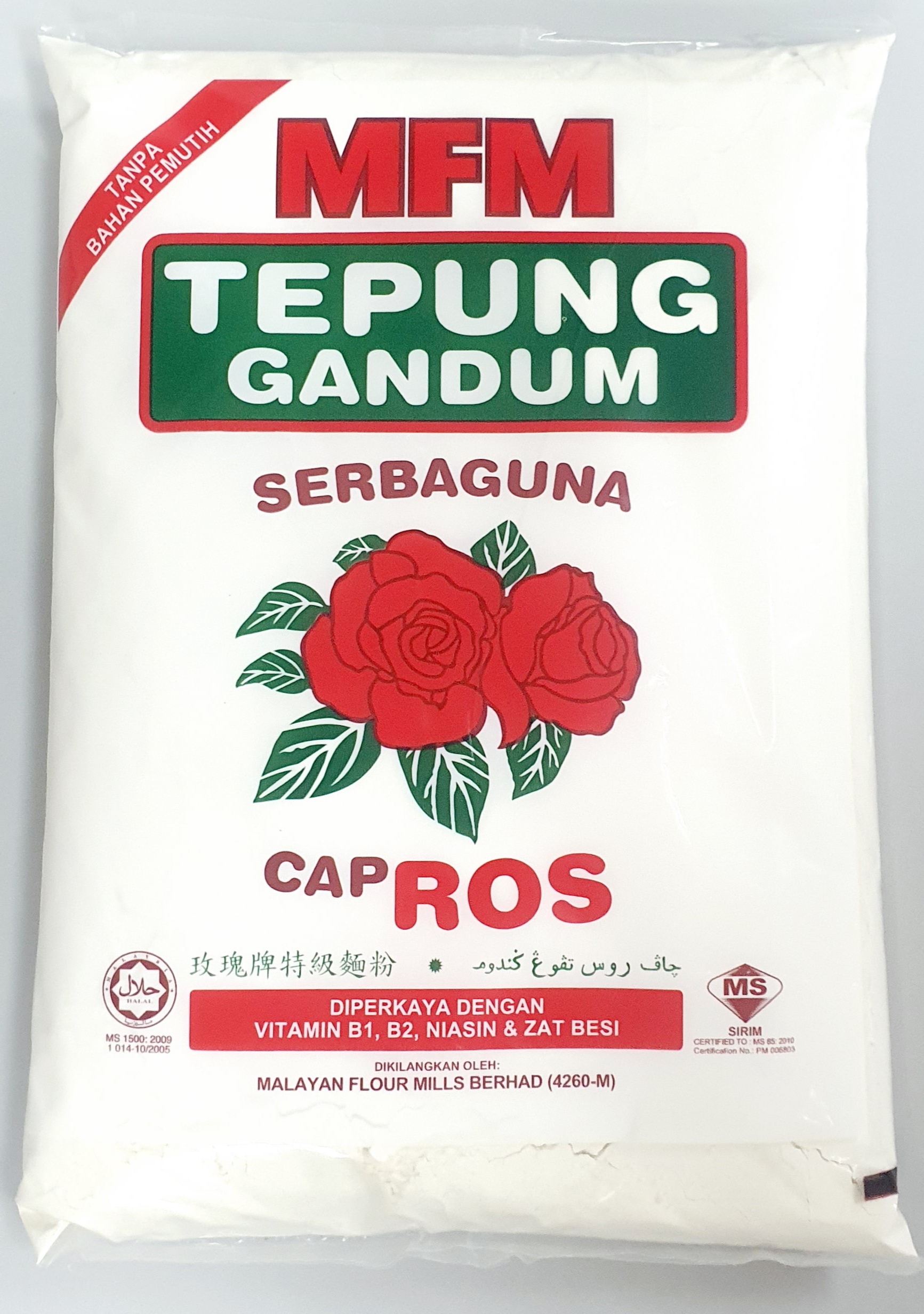 Rose Wheat Flour 850 gm Ti Geok Chuan Trading Sdn Bhd
